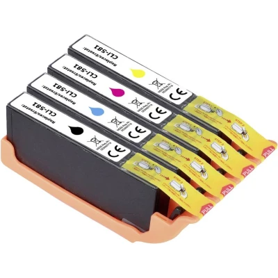 Afbeelding van Renkforce Inktcartridge vervangt Canon CLI 581BK, 581C, 581M, 581Y Compatibel Combipack Zwart, Cyaan, Magenta, Geel RF 5718880