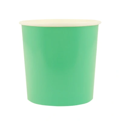 Afbeelding van Bekertjes tumblers groen (8st) Meri