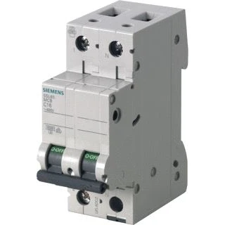 Afbeelding van Siemens automaat 230v 6ka 1 n polig c karakteristiek 4a 5sl6504 7