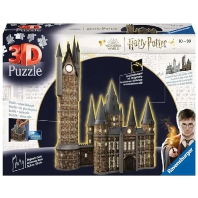 Afbeelding van Ravensburger 3D Puzzel Hogwarts Astronomie Toren (Night Edition), 540st.