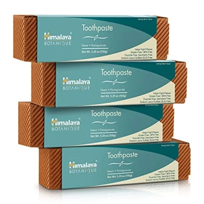 Afbeelding van HIMALAYA Neem en granaatappel tandpasta (4 PACK)