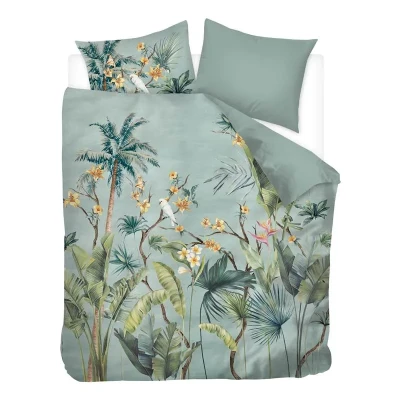 Afbeelding van Snoozing Nani Dekbedovertrek Lits jumeaux 240x200/220 cm Groen Blauw