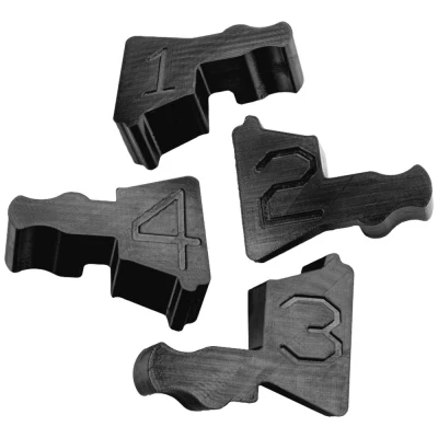 Afbeelding van DEFENDER by Adam Hall Verbindingstaps 8690021ASET Polyurethaan Zwart Inhoud: 1 set(s)