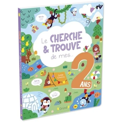 Afbeelding van Cherche et trouve de mes 2 ans La nature Album tout carton À partir 1 an