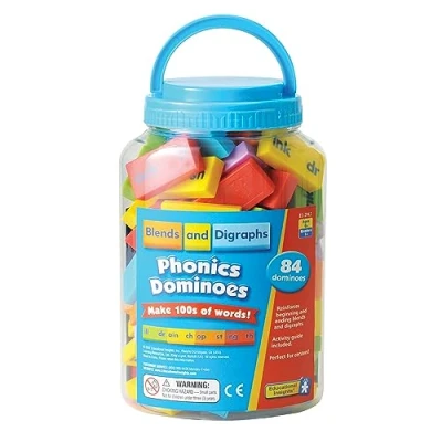 Afbeelding van Learning Resources Educational Insights Fonics Blends en Graafraphs 84 Dominoes