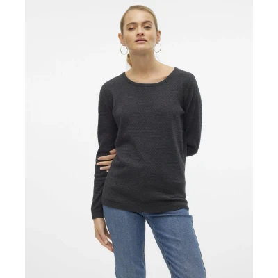 Afbeelding van Vero Moda Vmcare Structure LS Oneck GA NOOS Trui grey, Dames, Maat: XXL, Grey