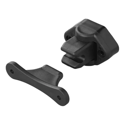 Afbeelding van blntackle76 Set: 1, 2, 4, 6 of 8 deurvergrendelingen voor caravans, wit, zwart, deurcamper, deurhouder, serviceklep, camper, deursnapper, deurbeveiliging (1 stuk zwart)