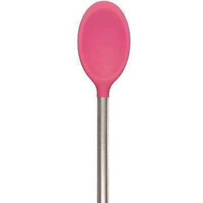 Afbeelding van Tovolo Keukenhulp RVS siliconen lepel met handgreep Fuchsia