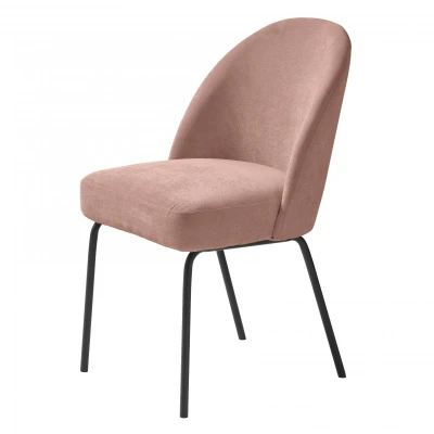 Afbeelding van Nordic Home Joran eetkamerstoel roze Stof