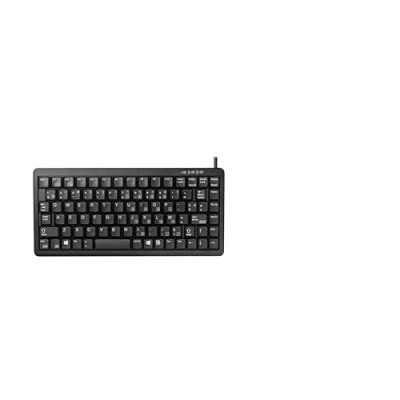 Afbeelding van CHERRY G84 4100 compact toetsenbord USB (Frans AZERTY, 86 toetsen, PS/2 via adapter) zwart