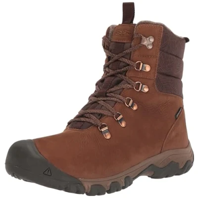 Afbeelding van KEEN Womens Greta waterdichte laars, Bison/Java, 38.5 EU