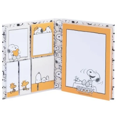 Afbeelding van Grupo Erik Sticky Notes Snoopy Lazy Days Zelfklevende Notitie 6 Blokken Blocnotes van verschillend formaat