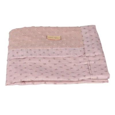 Afbeelding van roba deken lila Planet roze 80 x cm