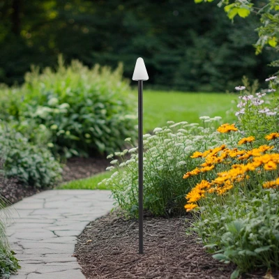Afbeelding van Lindby grondspies lamp Selinda, zwart, hoogte 100 cm