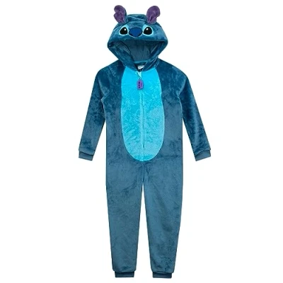 Afbeelding van Disney Stitch Onesie Voor Meisjes Lilo En Onesies Pyjama&#039;s Blauw 140