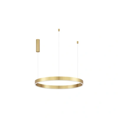 Afbeelding van Nova Luce, Hanglamp, MOTIF LED hanglamp messing 50W regelbare lichtkleur 200x80cm dimbaar 9530207 (3684 lm)