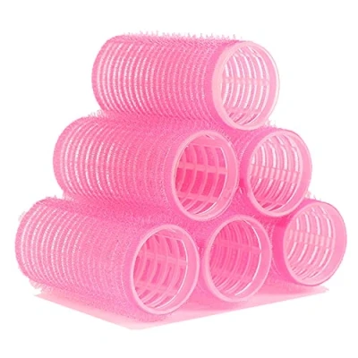 Afbeelding van Zelfklevende Haarkrullers,6 Stuks 40mm Haarrollers Krullen Krultang voor en Vormgeven van Lang Kort Haar(Kleur Willekeurig)