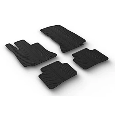 Afbeelding van Gledring Rubbermatten voor Mercedes C Klasse W206 2021 (T profiel 4 delig + montageclips)