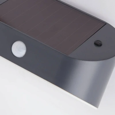 Afbeelding van Searchlight Antraciete wandlamp Solar design 67421BK PIR