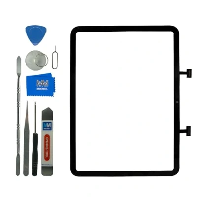 Afbeelding van MMOBIEL Digitizer Touchscreen Glas voor iPad 10th gen. 2022 Display Replacement Part Incl. vooraf geïnstalleerde houder, dubbelzijdige lijm en reparatiegereedschap Zwart