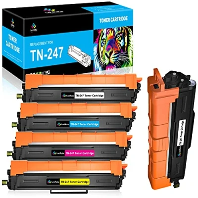 Afbeelding van LeciRoba TN247 toner voor Brother TN247, TN243, DCP L3550CDW, L3510CDW, HL L3210CW, L3230CDN, L3230CDW, L3270CDW, MFC L3710CW, L3730CDN, L3750CDW, L3770CDW (verpakking 5 stuks).