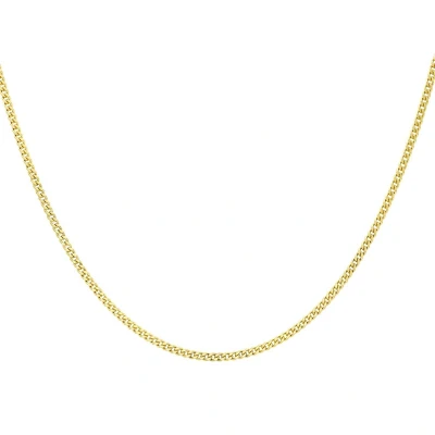 Afbeelding van Lucardi 9 ct Gold Ketting goldcoloured, Dames, Maat: 38, coloured