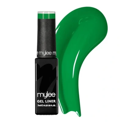 Afbeelding van Mylee Liner Gel Nagellak 7ml [Groovy Green] Met Ingebouwd Nail Art Penseel UV/LED Manicure Pedicure voor Professioneel en Thuisgebruik Langdurig &amp; Eenvoudig aan te Brengen