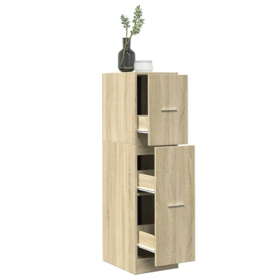 Afbeelding van vidaXL Apothekerskast 30x41x118 cm bewerkt hout sonoma eikenkleurig