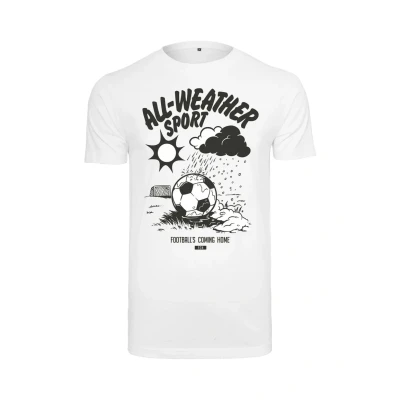 Afbeelding van Merchcode FOOTBALL&#039;S Coming HOME ALL Weather Sports Tshirt print, Heren, Maat: 4XL, White