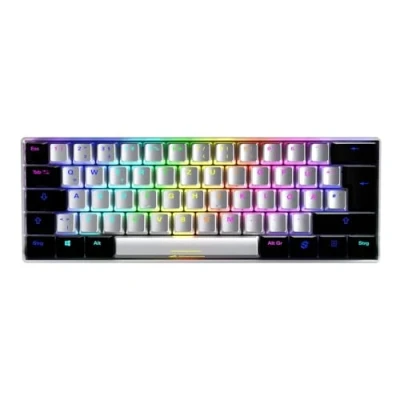 Afbeelding van Sharkoon Skiller SGK50 S4 wh Kailh Blauw USB Gaming Toetsenbord Wit