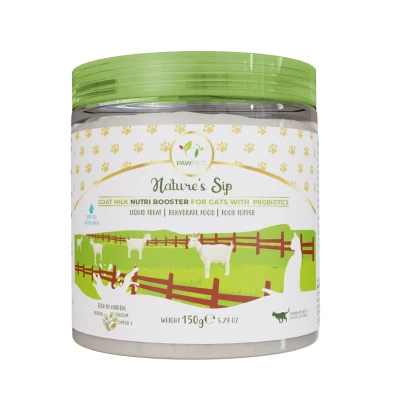Afbeelding van Pawfect Geitenmelk voor de kat Nutri Booster 150 gr.