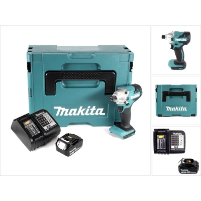 Afbeelding van Makita DTD 156 SF1J accu slagmoersleutel 18V 155Nm + 1x oplaadbare 3.0Ah lader Makpac