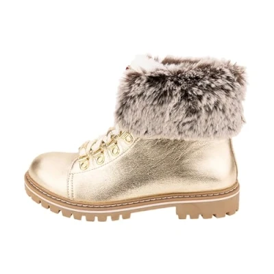 Afbeelding van Les Tropeziennes par M Belarbi Lacen Snowboots, Dames, Maat: 41, Gold platine Leer en textiel