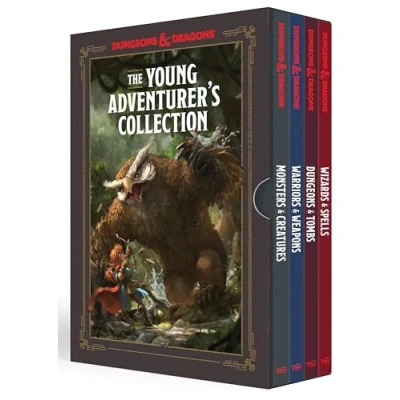Afbeelding van YOUNG ADVENTURERS COLL D&amp;D 4 Book BOX SET: Monsters &amp; Creatures, Warriors Weapons, Dungeons Tombs, and Wizards Spells: Dragons Boxed Set