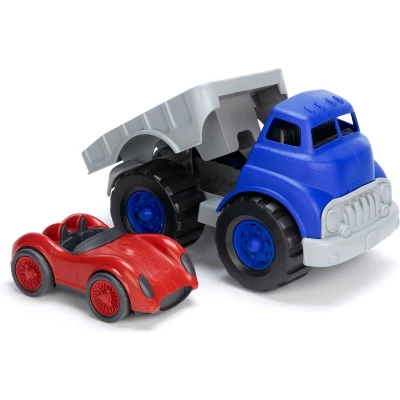 Afbeelding van Green Toys Vrachtauto Met Raceauto Blauw