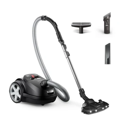 Afbeelding van Philips Xd8122/10 Stofzuiger Met Zak Diep Zwart