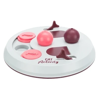 Afbeelding van Trixie Cat Activity Flip Board Bes / Roze Lichtgrijs 23X23 CM