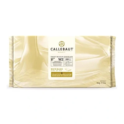 Afbeelding van Callebaut Chocoladeblok Wit (W2) 5kg