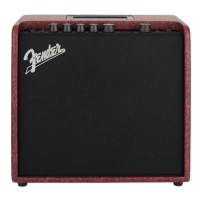 Afbeelding van Fender Mustang LT25 digitale hedendaagse gitaarversterker wijn