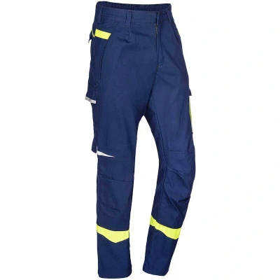 Afbeelding van SIOEN 075V Barcus broek met ARC bescherming (marineblauw/fluo geel) 075VA2PIR217R58