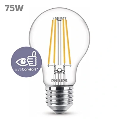 Afbeelding van Philips Lamp Glansgloeilamp LED 8,5 W Warm wit