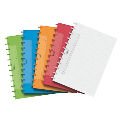 Afbeelding van Schrift Adoc A4 ruit 4x8mm 144blz 90gr PP assorti