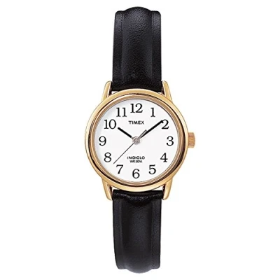 Afbeelding van Timex Easy Reader 25mm dameshorloge met leren band T20433