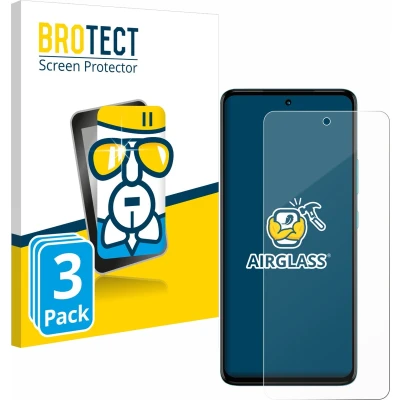 Afbeelding van BROTECT Screenprotector voor Motorola Moto G72 Folie Beschermfolie Beschermglas transparant (3 Stuks)