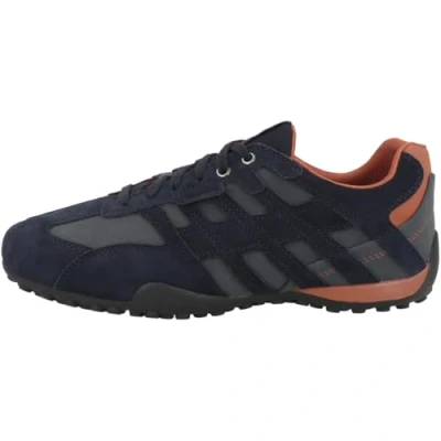 Afbeelding van Geox Uomo Snake A Sneakers voor heren, Donkerblauw, 42 EU