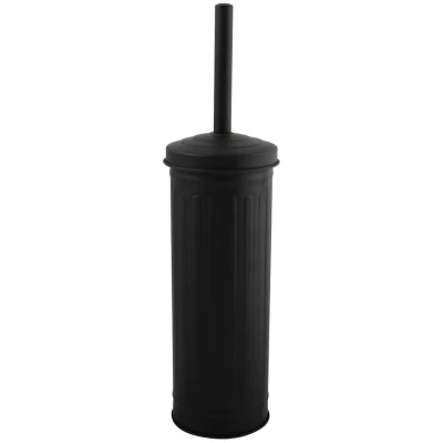 Afbeelding van MSV Industrial Toilet/wc borstel houder metaal zwart 38 cm