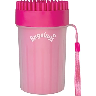 Afbeelding van Bugalugs Potenreiniger Paw Cleaner Hondenborstel Kattenborstel Medium Roze