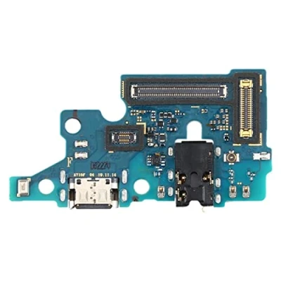 Afbeelding van OnlyTech Vervangende oplaadconnector voor Samsung Galaxy A71 A715F Intern reserveonderdeel inclusief USB type C aansluiting, microfoon, antenne en jackstekker