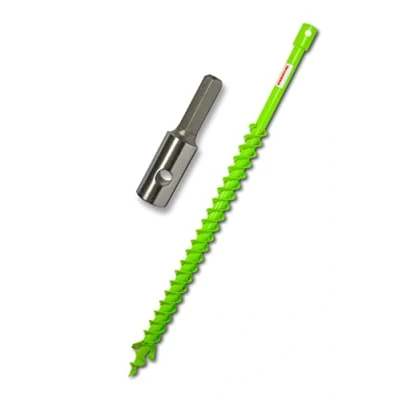 Afbeelding van WERHE Professionele boor voor vijzel 40 mm stapel goed nauwkeurige dubbele spiraal carbide hartmetall eco kleur verf met Hex adapter
