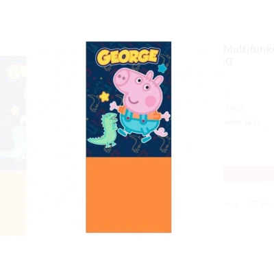 Afbeelding van Peppa Pig Snood/Sjaal Oranje Fleece One size
